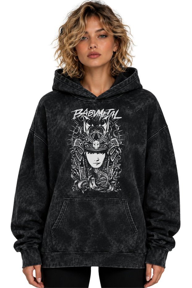 Babymetal Rock Metal Music Band Printed Unisex Oversize Premium Washable Hoodie Sweatshirt