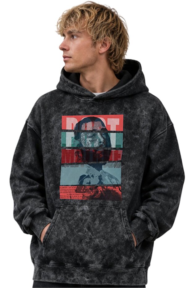 Post Malone Rapper Singer Printed Unisex Oversize Washable Premium Hoodie Sweatshirt