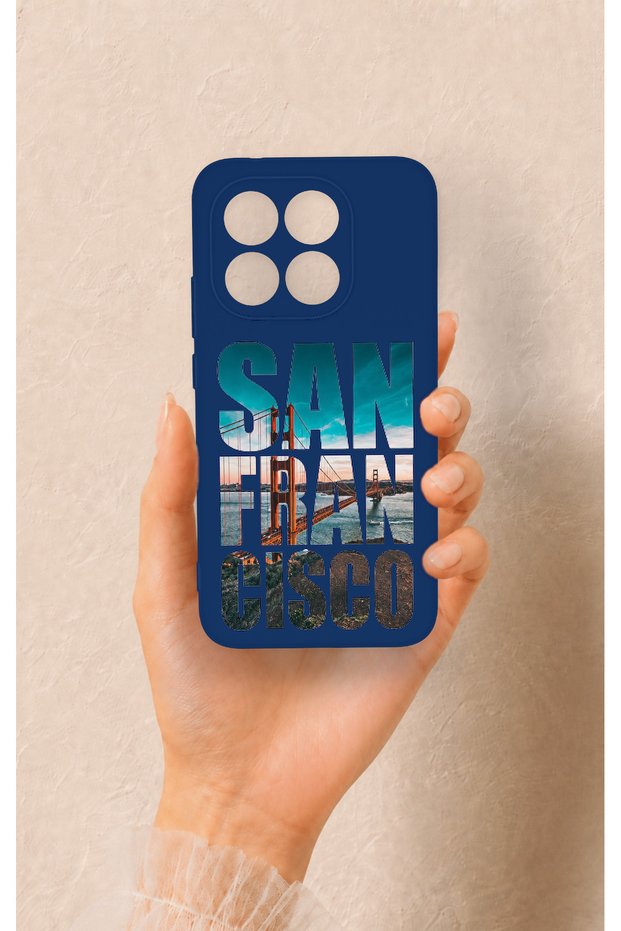Mi 15t 5g Compatible San Francisco Patterned Silicone Case