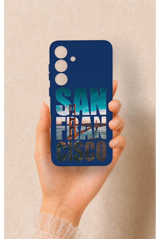 Samsung S25 Plus Compatible San Francisco Patterned Silicone Case