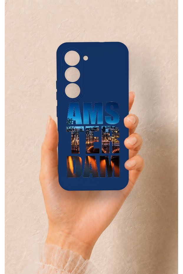 Tecno Spark 40 Pro Compatible Amsterdam Patterned Silicone Case