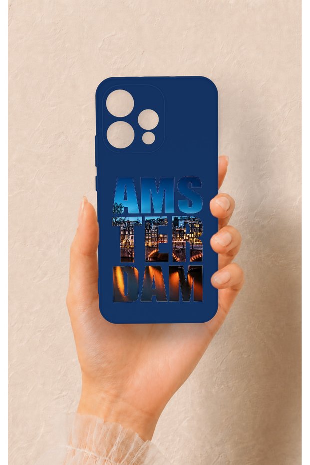 Oppo Reno 15 5g Compatible Amsterdam Patterned Silicone Case
