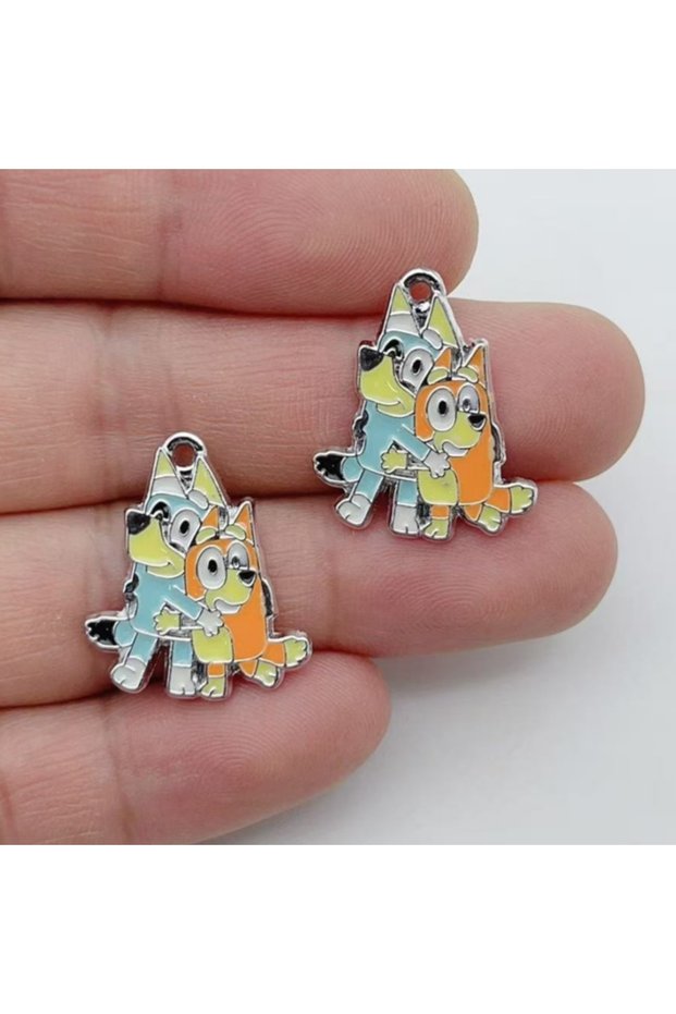 4 10pcs Cartoon Anime Enamel Charms Pendants DIY Jewelry Accessories for Earrings Bracelets Handmade