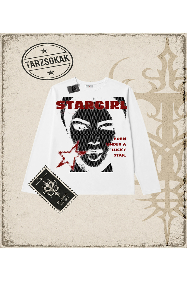Gothic & Grunge Streetwear Star Girl Long Sleeve