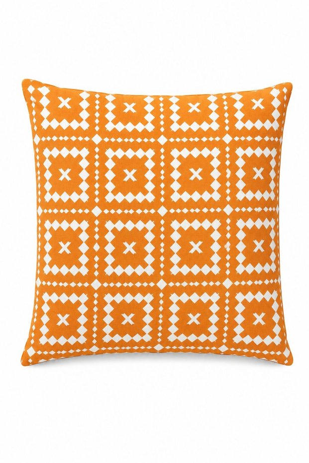 Beige Bone Series Cushion Cover Twill Fabric Hidden Zipper (43X43 cm)