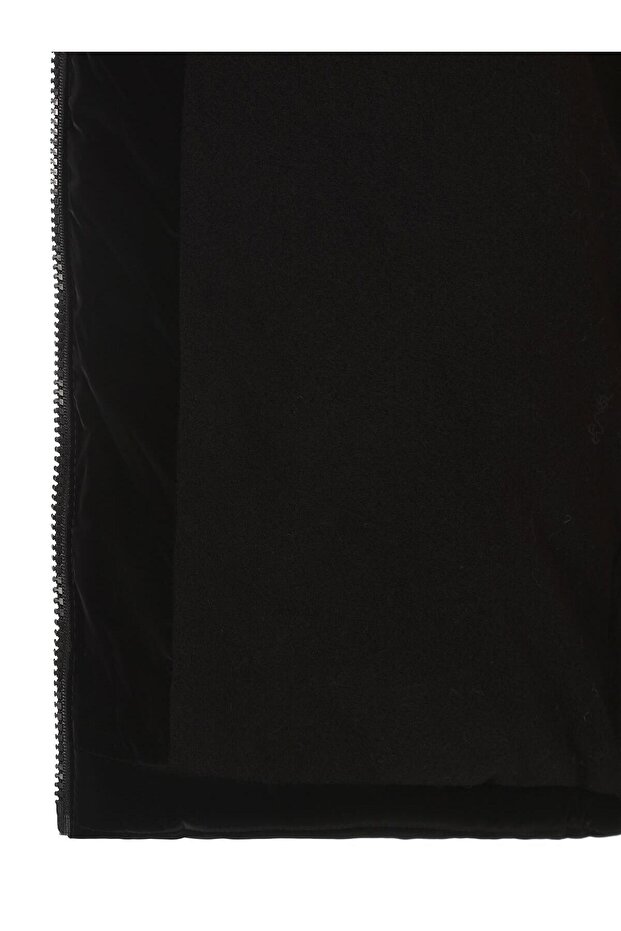 Basic Long Parka for 10-13 Years - Black