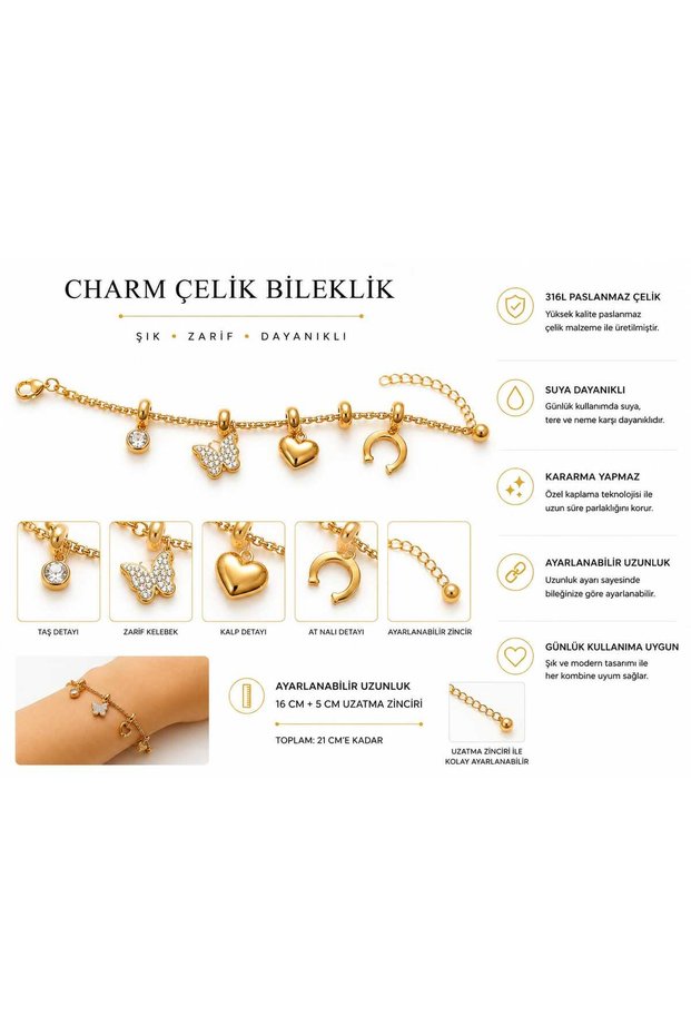 Charmlı bileklik