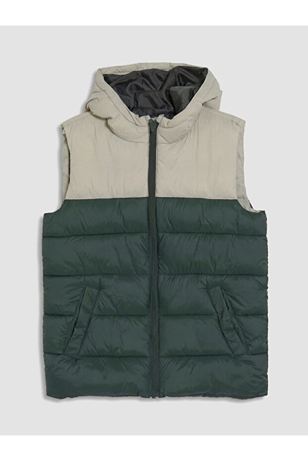 Hooded Boys' Inflatable Vest