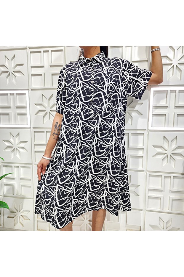 Women's Geometric pattern Dress