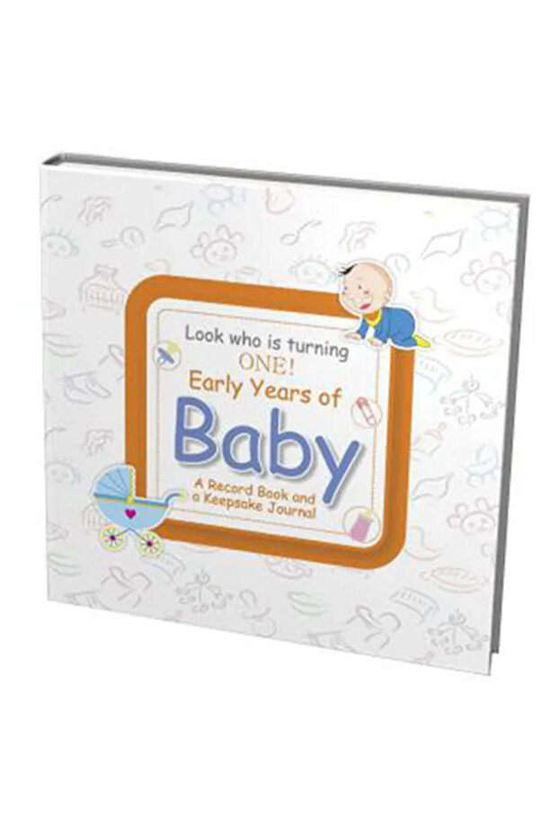 Baby Record Book Orange