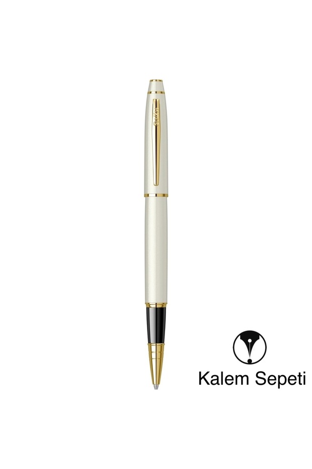 35 ROLLER KALEM BEYAZ ALTIN