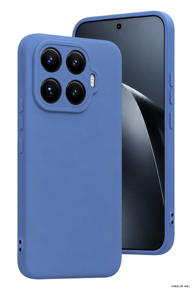 Zngzrmll Mi 17t Nano Inside Velvet Silicone (164159) - Blue