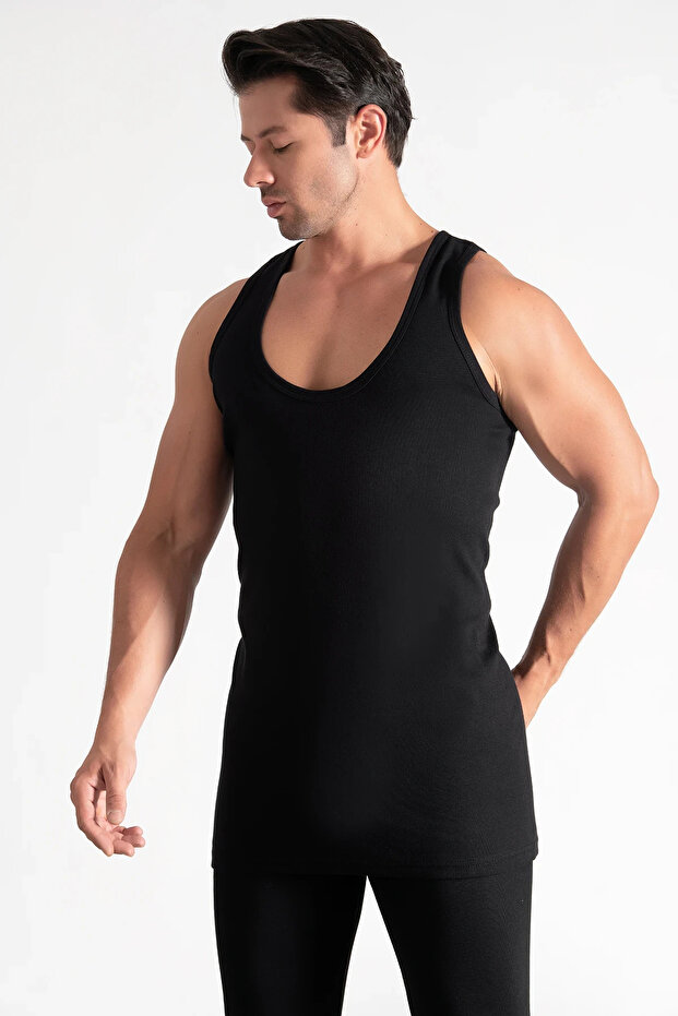 6-Piece Men's Combed Cotton Tank Top
