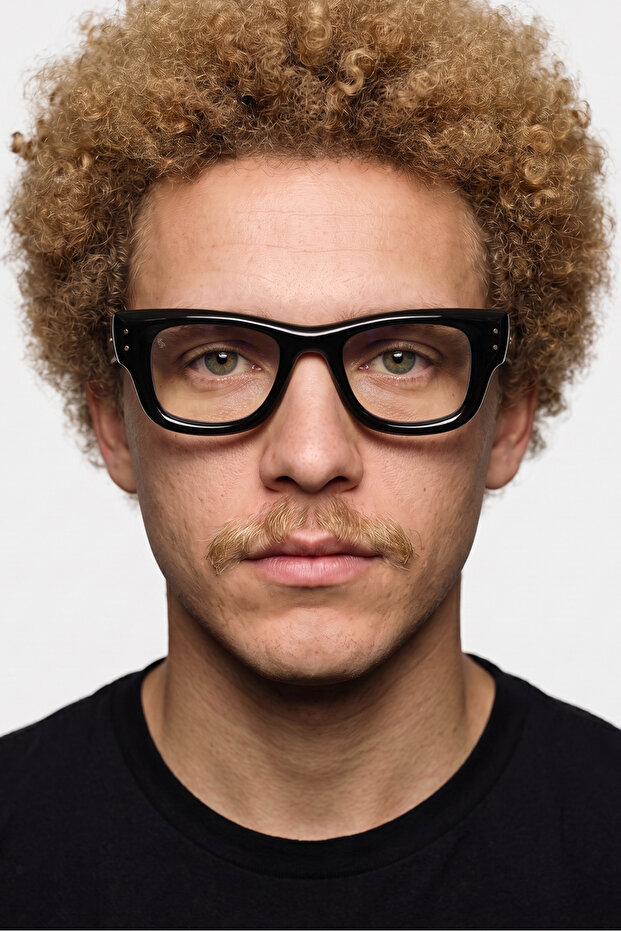 Sezer Black Men's Blue Light Protective Glasses