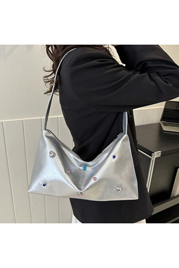 Women's Embellished Shoulder Bag