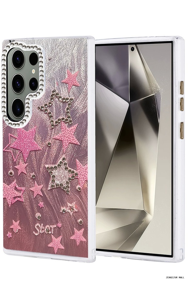 Zngzrmll Galaxy S23 Ultra Case Blade Mirror Pattern Cover - (172526) Pattern 7