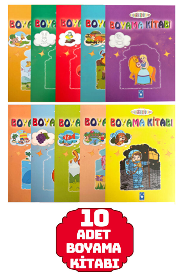 Star Publishing-I Grow While Having Fun Coloring Book-10 Pieces Coloring Book