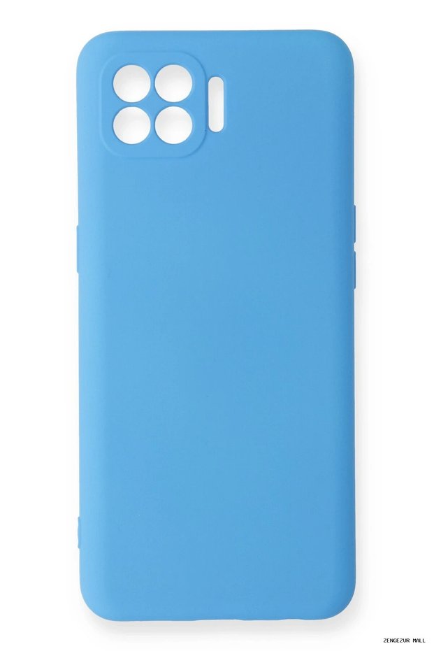 Zngzrmll Reno 4 Lite Case Nano Inside Velvet Silicone (180040) - Blue