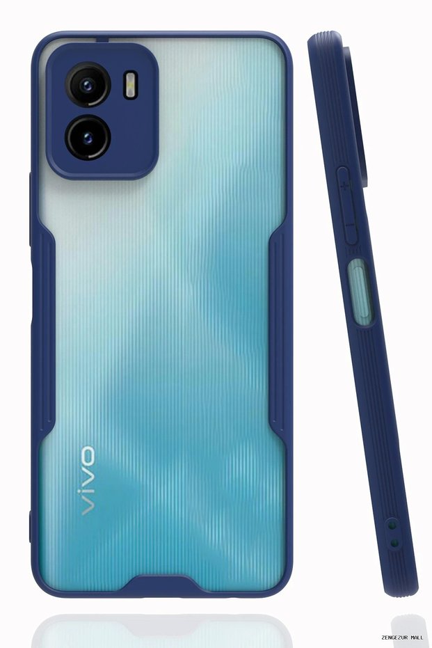 Zngzrmll Vivo Y15S Case Platinum Silicone (175646) - Navy Blue