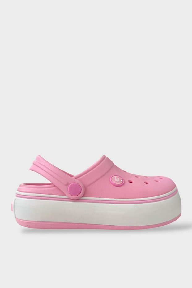 Children's Cross Antomic Sole Comfort Slippers Pink