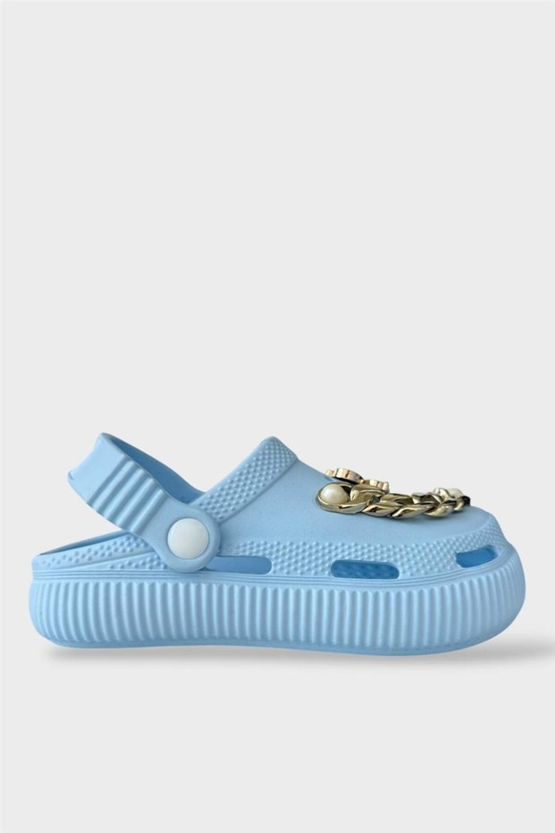 Stone Cross Slippers Garden Beach Seaside Pool Girls' Slippers Turquoise
