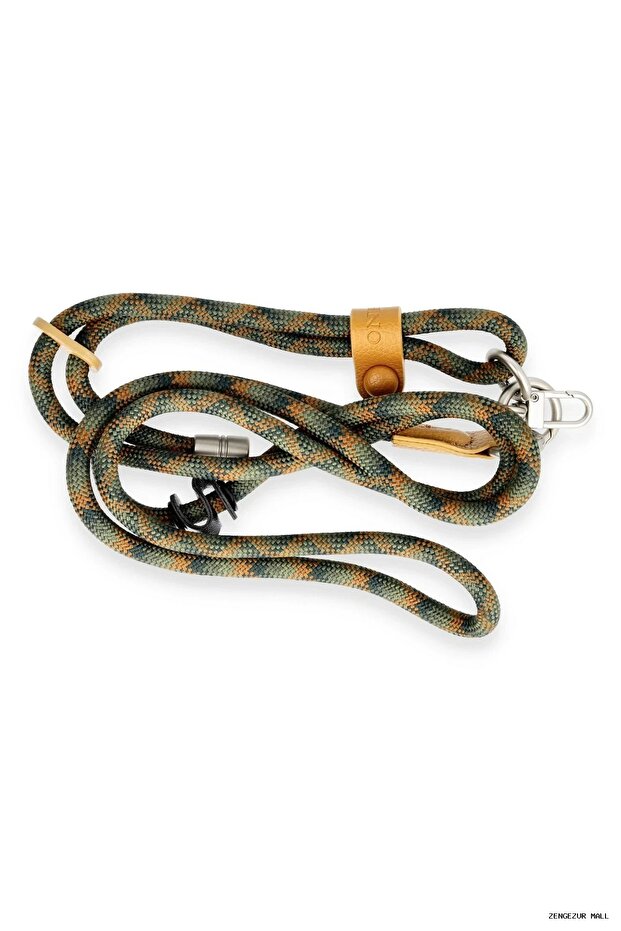 Zngzrmll Ja Patterned Neck Strap (175734) - Brown