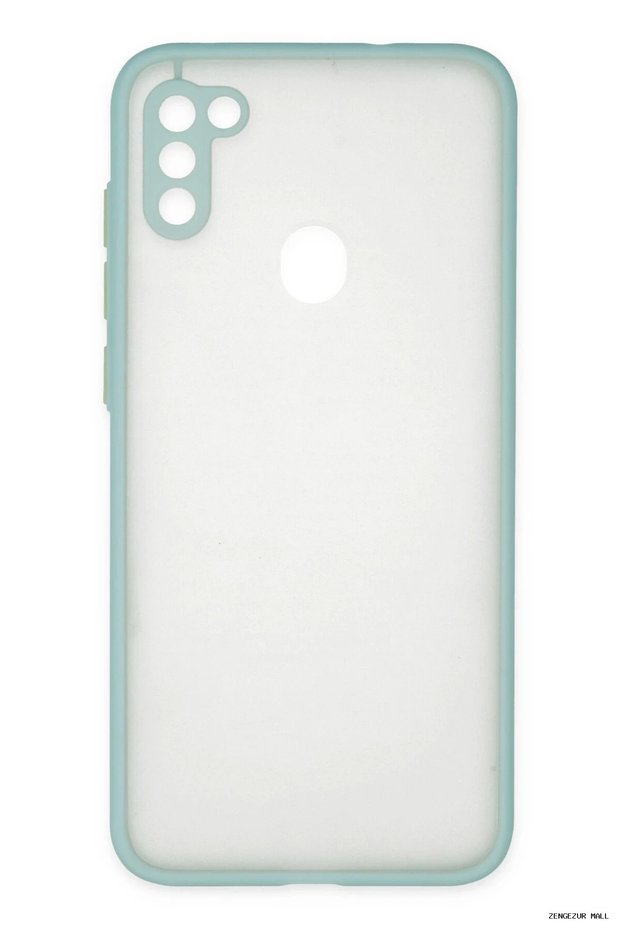 Zngzrmll Galaxy A11 Case Montreal Silicone Cover (175549) - Turquoise