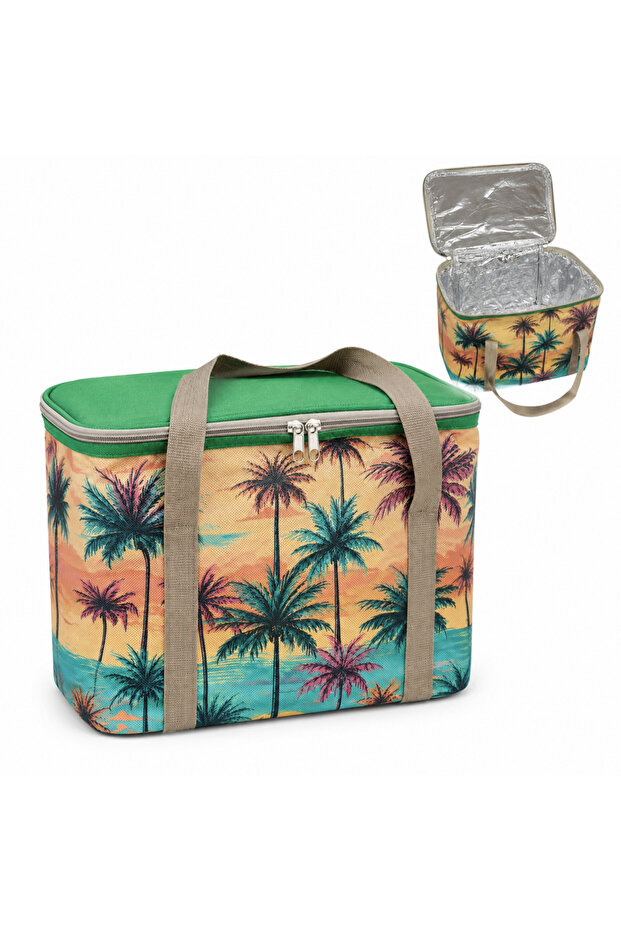 20 Lt Thermal Bag - Patterned Ice Cooler Bag That Keeps Things Cool for Beach and Picnics
