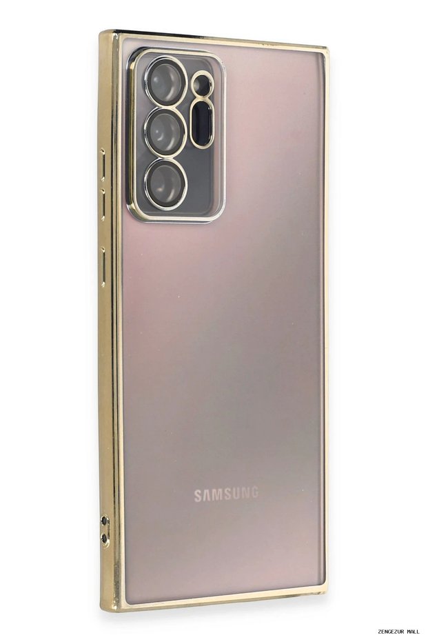 Zngzrmll Galaxy Note 20 Ultra Case with Lens Silicone (190314) - Gold