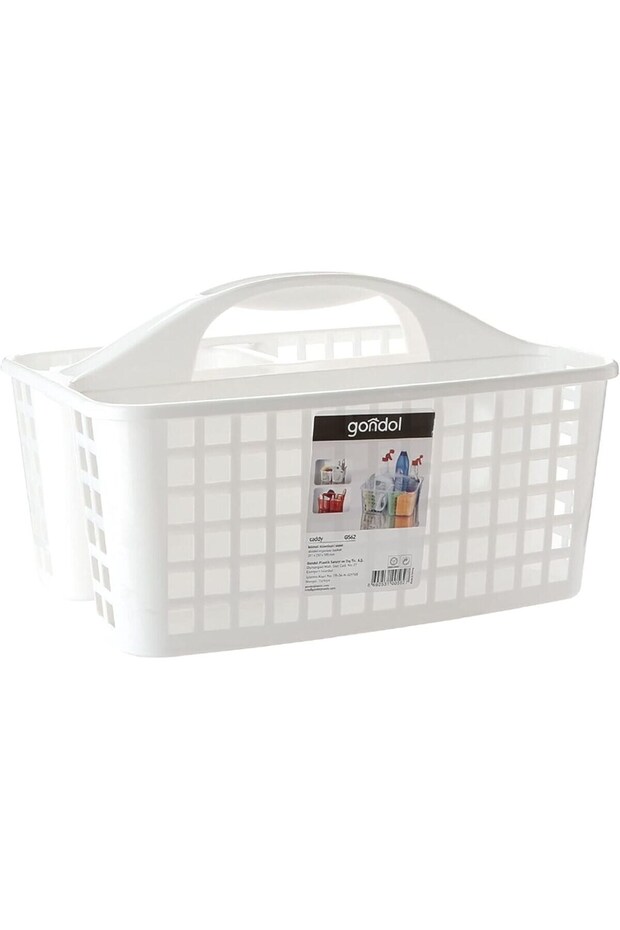 Large size caddy 3-compartment detergent dispenser organizer & 311 x185x232 mm g562
