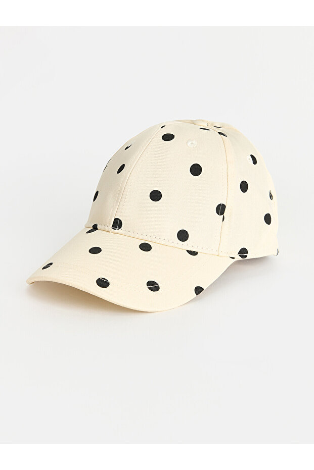 Trendlucky Polka Dot Women's Cap Hat with Difference in Color