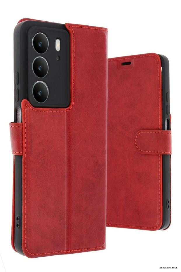 Zngzrmll Realme C75 4g Tr S Plus Flip Cover Case (200929) - Red
