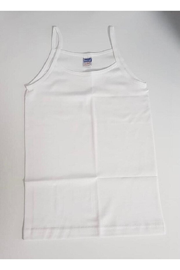 3-Piece Girls Rib.mat Ribbed Rope Suspender Undershirt