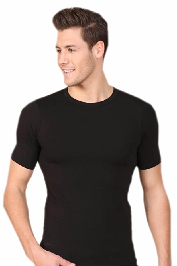 4-Piece Men's Athlete Short Sleeve Crew Neck Lycra 1024