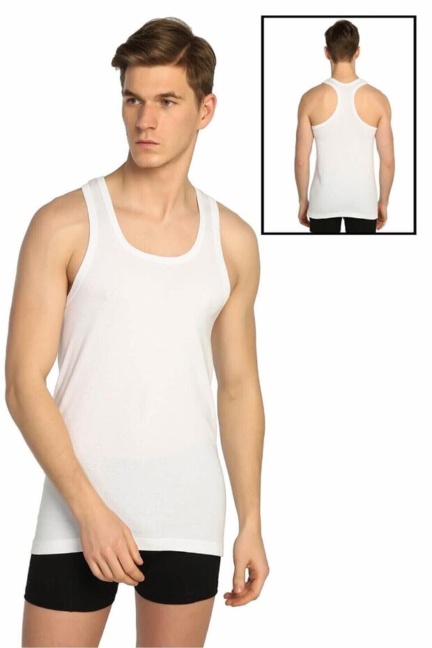 Tutku-Men's Ribana Sports Singlet 4 Pieces