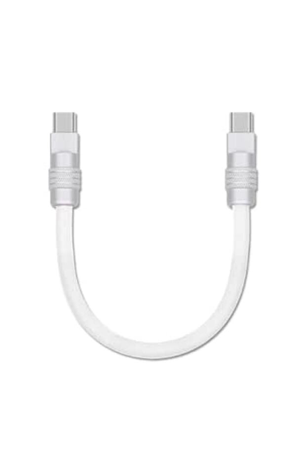 كيبل قصير 60 واط USB C الى USB C، كيبل شحن ونقل بيانات من السيليكون السائل بطول 9.85 قدم لجميع الاجه