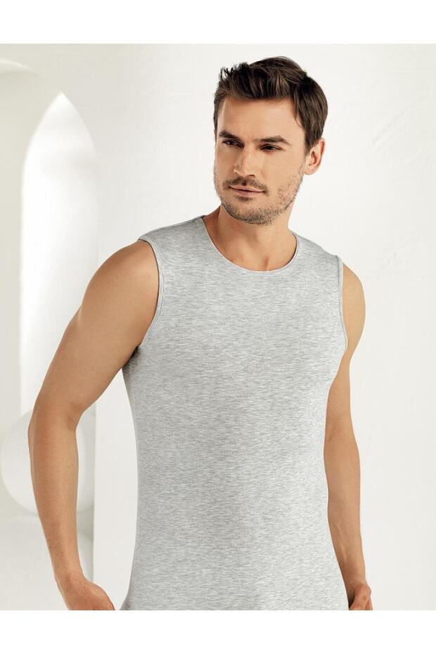 Tutku-Lycra Modal Crew Neck Sports Undershirt - E116