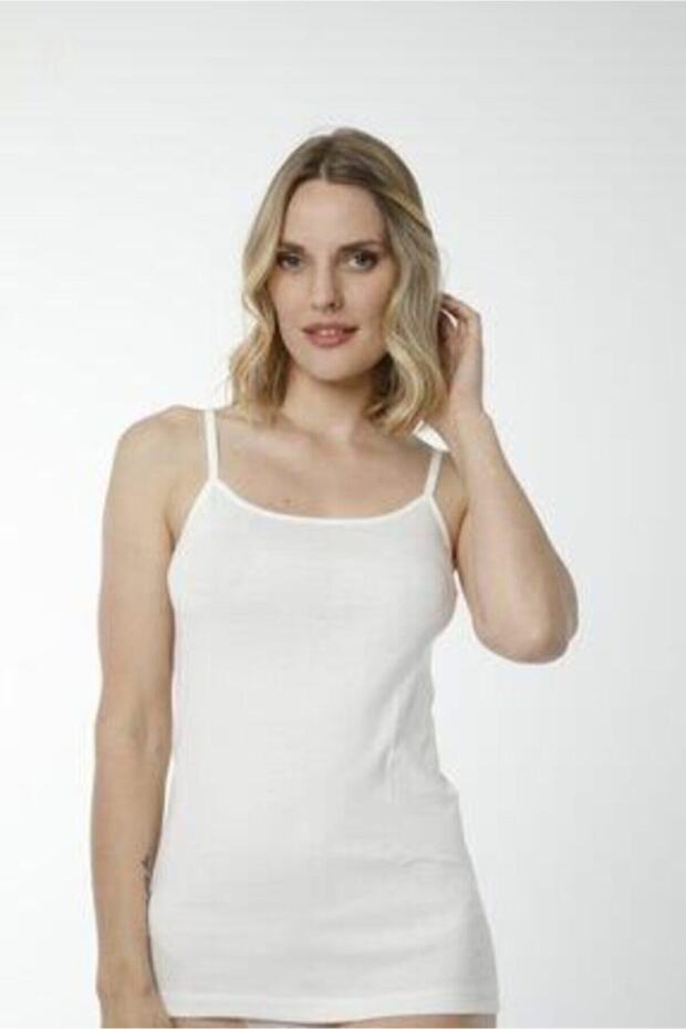 Tutku-Women's Ribbed Strap Tank Top