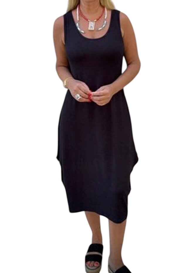 فستان من قماش المودال