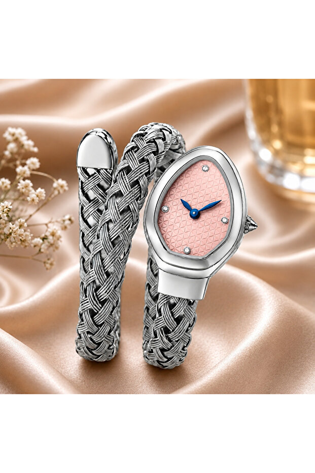Snake Watch, Coiled Women's Wristwatch