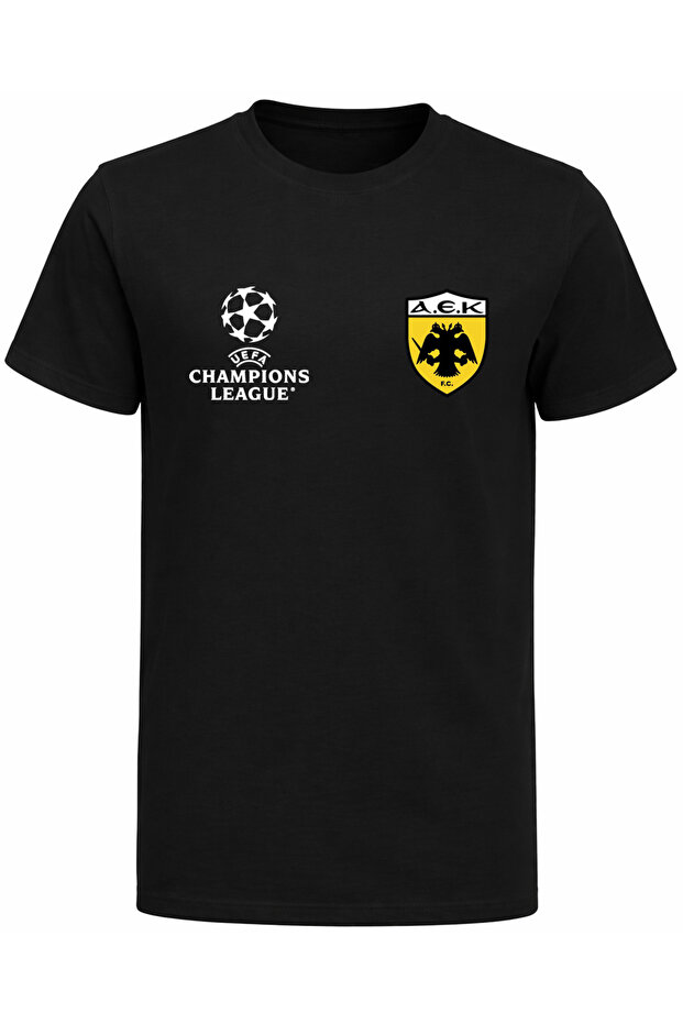 Αθλητική Ένωση Κωνσταντινούπολης Aek Champions League Printed Children's T-Shirt