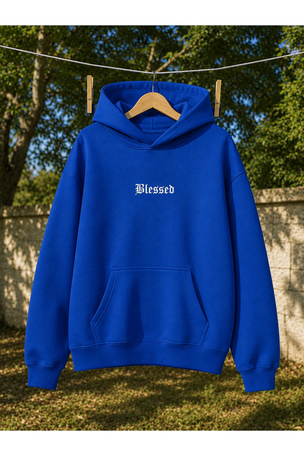 Unisex Hooded Sweatshirt with Kangaroo Pocket, Oversize Comfortable Fit, Daily Sports Stylish Sweatshirt