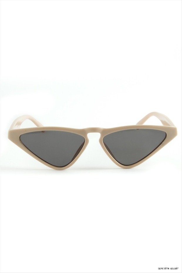 Spt-Gld Triangular Frame Sun Glasses (231041) Yavruağzı