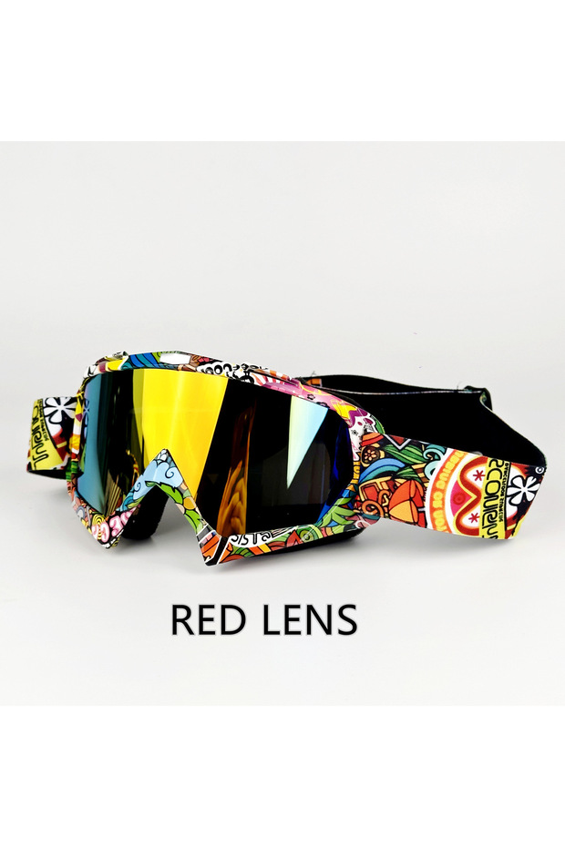 A8 New Colors Motocross Goggles for Off-Road Riding Skiing Sport Eye Wear MX Helmet Compatible Motor