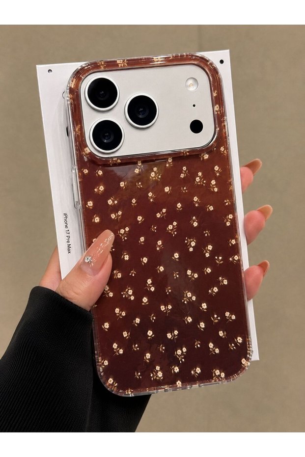 حافظة هاتف شفافة ناعمة من الجانبين بنمط لامع متوافقة مع iPhone 17 PRO MAX (مطبوعة من الداخل)