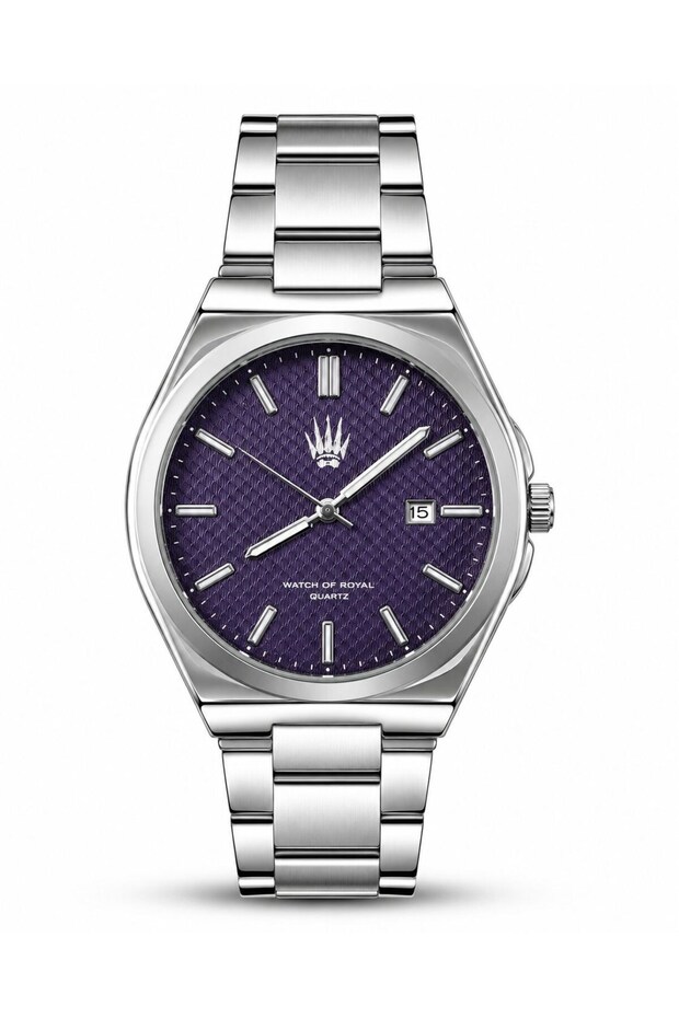 Rovian Silver Blue Wristwatch
