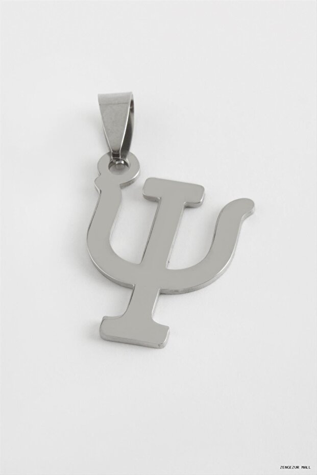Zngzrmll Rake Steel Pendant 2.5cm (31723) Silver Color