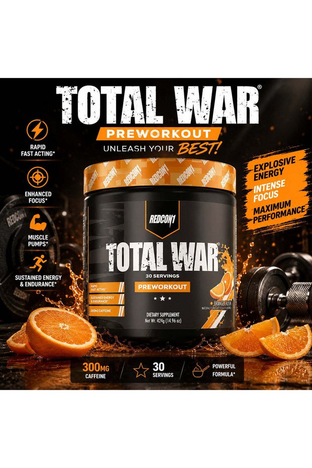 Total War Preworkout 420 Gr - Orange Crush