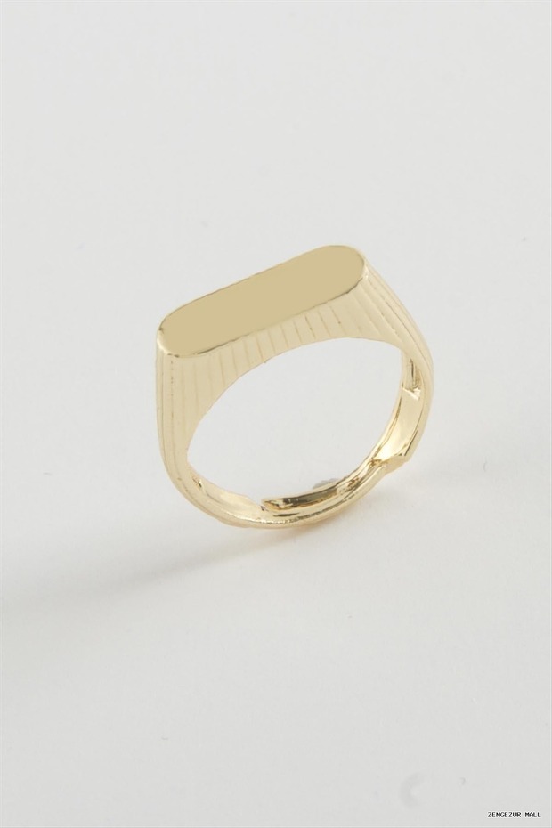 Zngzrmll Name Engravable Metal (35157) Ring Yellow