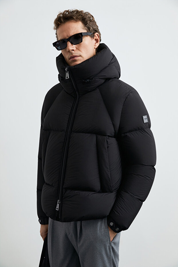 Enjoy Goose Feather Men's Coat Black